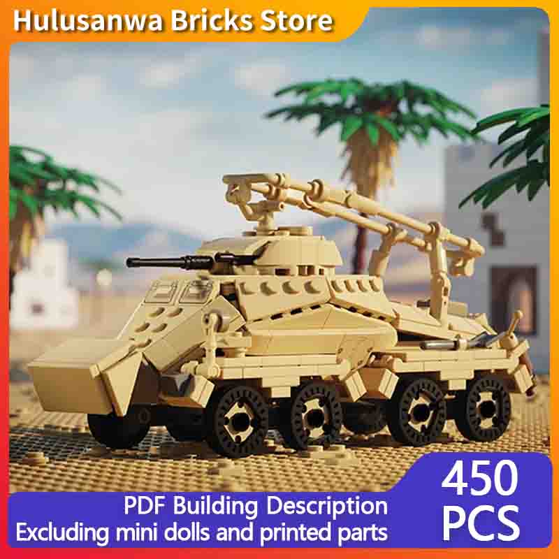 Heavy Equipment Armor - Model ciężkiego samochodu opancerzonego MOC, klocki