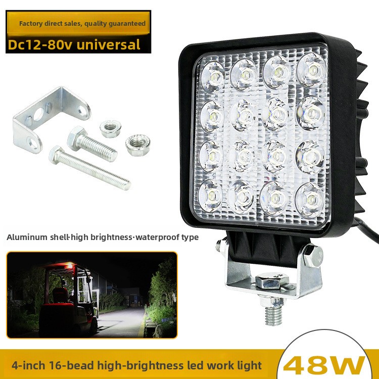 Heavy Equipment Forklift - Lampa robocza LED 48W 16LED 4