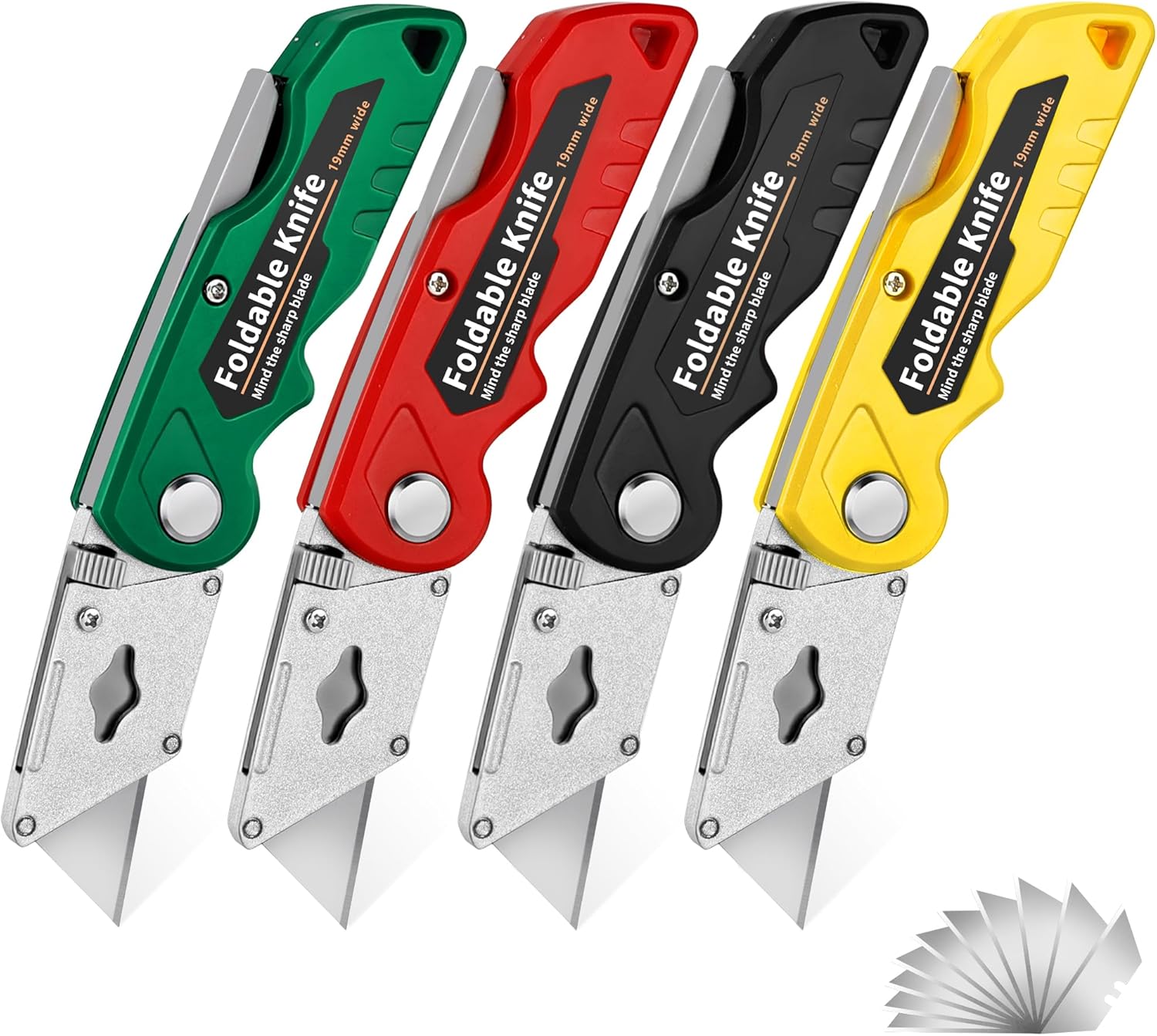 Heavy Equipment Blade - Nóż do kartonów, 4 sztuki składanych