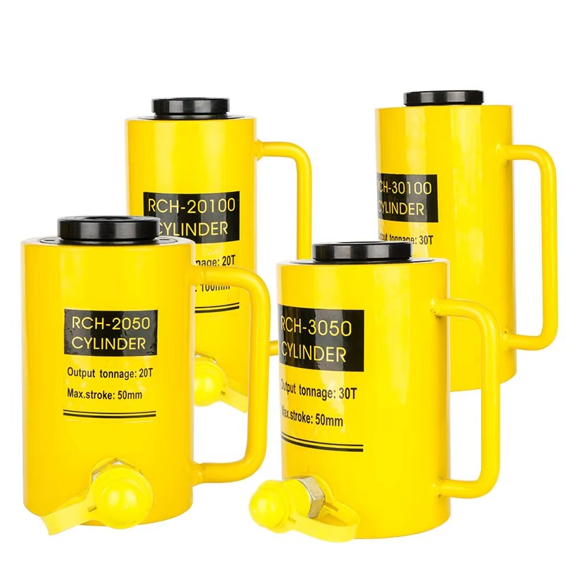 Heavy Equipment Repair Manuals - Pusty cylinderek hydrauliczny, pionowy, ręczny, dwustronnego
