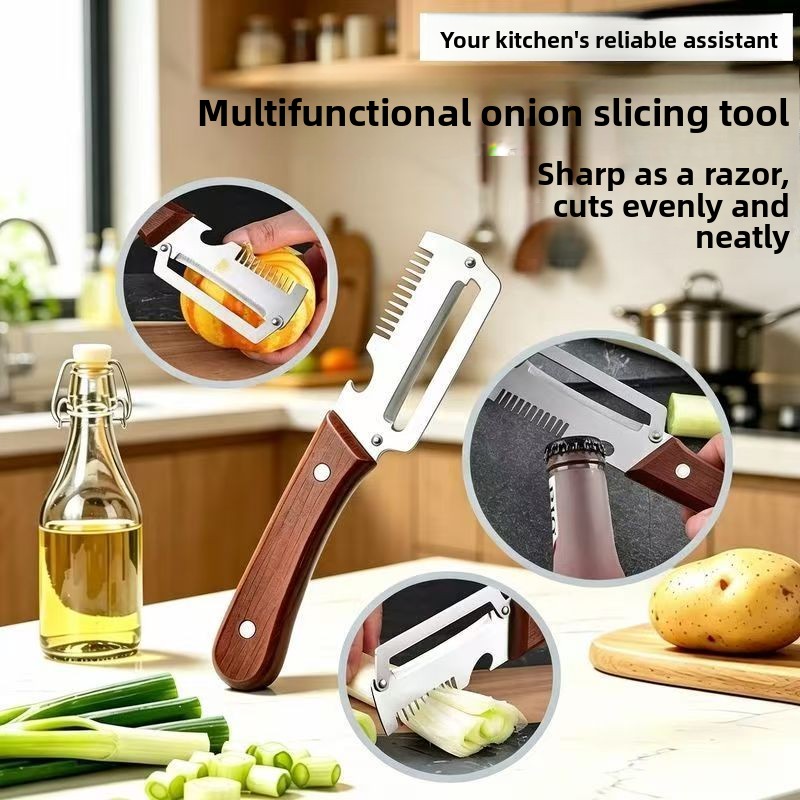Heavy Equipment Scraper - Wytrzymała obieraczka z drewnianą rączką, wielofunkcyjny