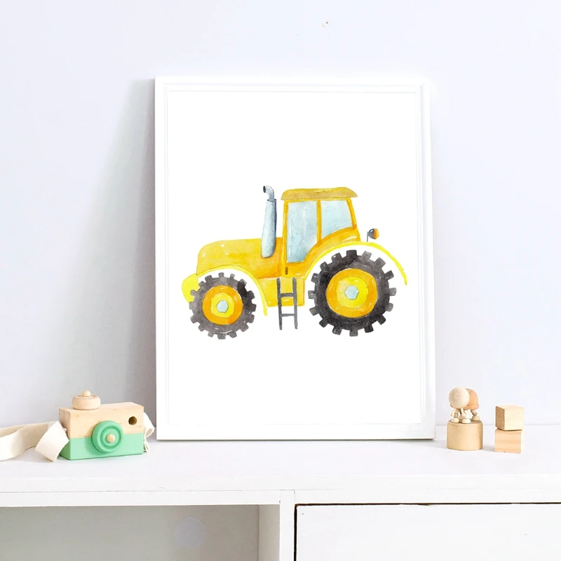 Obrazy na płótnie do pokoju ch – Heavy Equipment Background recenzja i cena