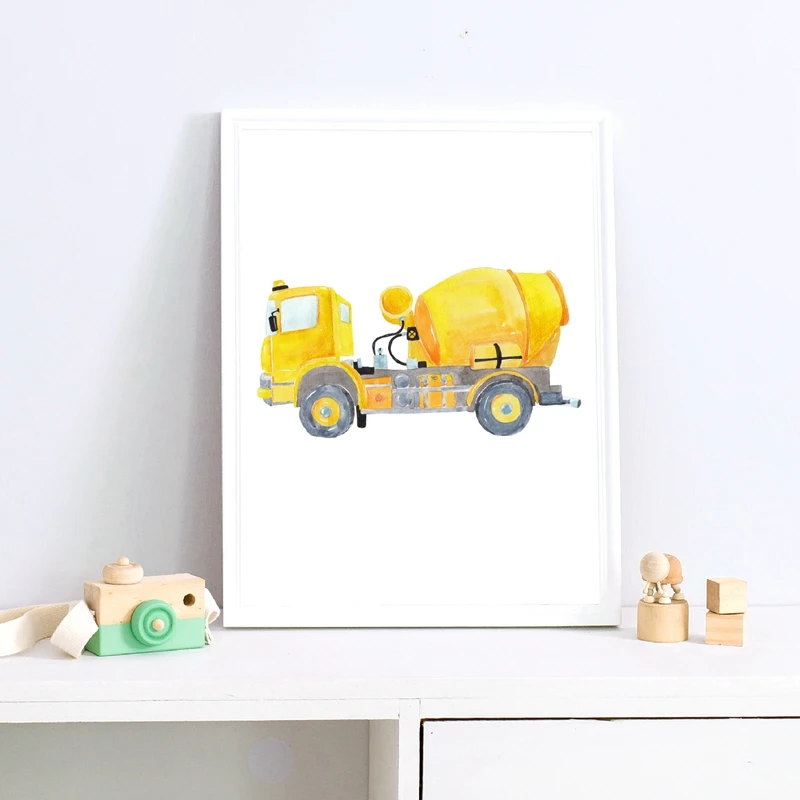 Obrazy na płótnie do pokoju ch – Heavy Equipment Background recenzja i cena