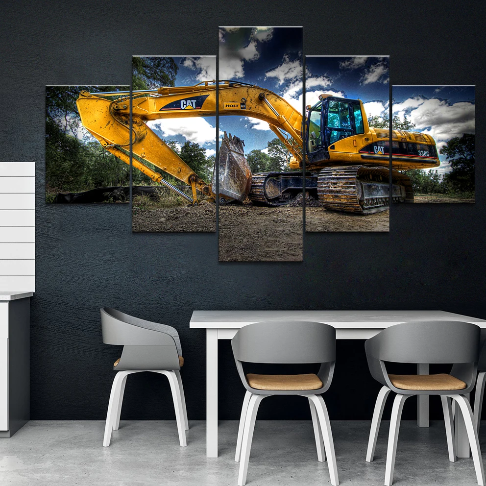 Bez oprawek 5-częściowy krajob – Heavy Equipment Background recenzja i cena