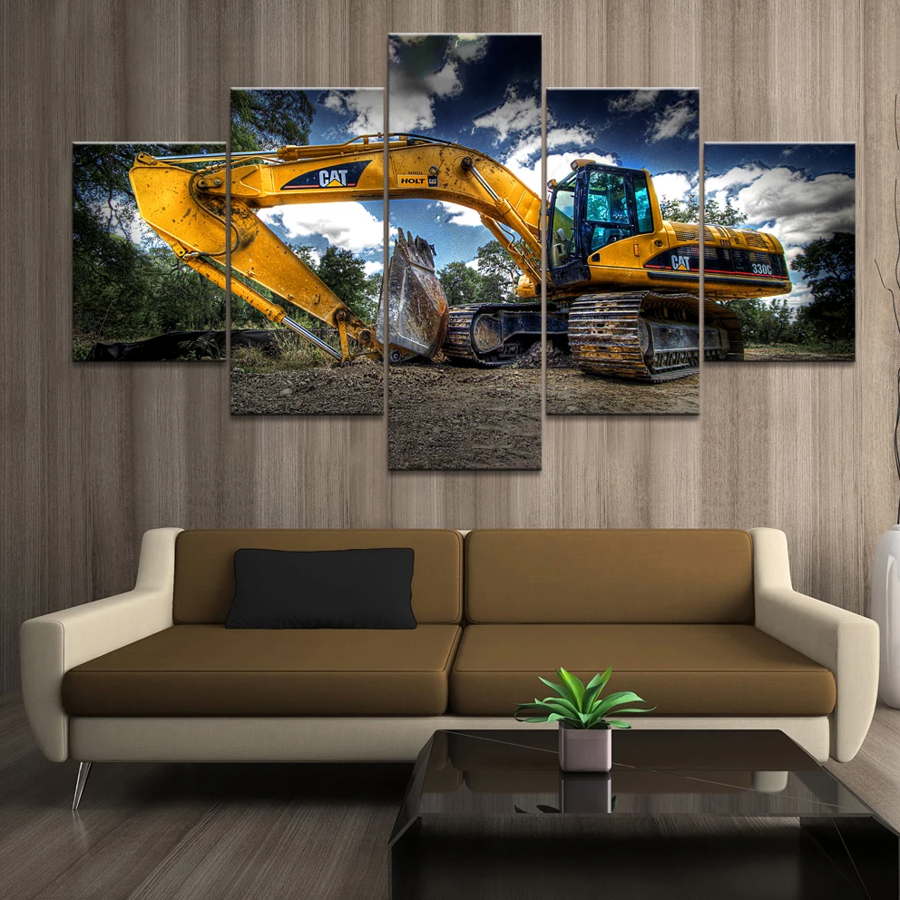 Bez oprawek 5-częściowy krajob – Heavy Equipment Background recenzja i cena
