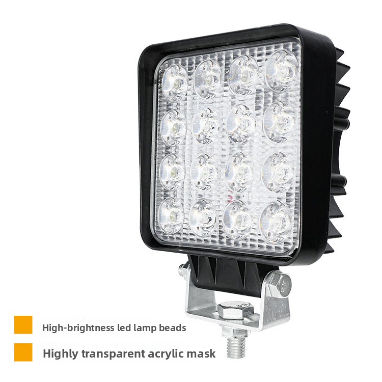 Lampa robocza LED 48W 16LED 4  – Heavy Equipment Forklift recenzja i cena