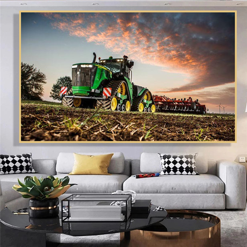 Maszyna Ciągnik Farma Plakat W – Heavy Equipment Background recenzja i cena
