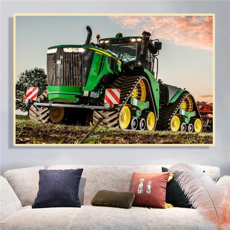 Maszyna Ciągnik Farma Plakat W – Heavy Equipment Background recenzja i cena